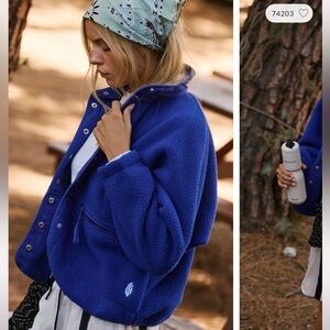 Free People Hit The Slopes Fleece Jacket